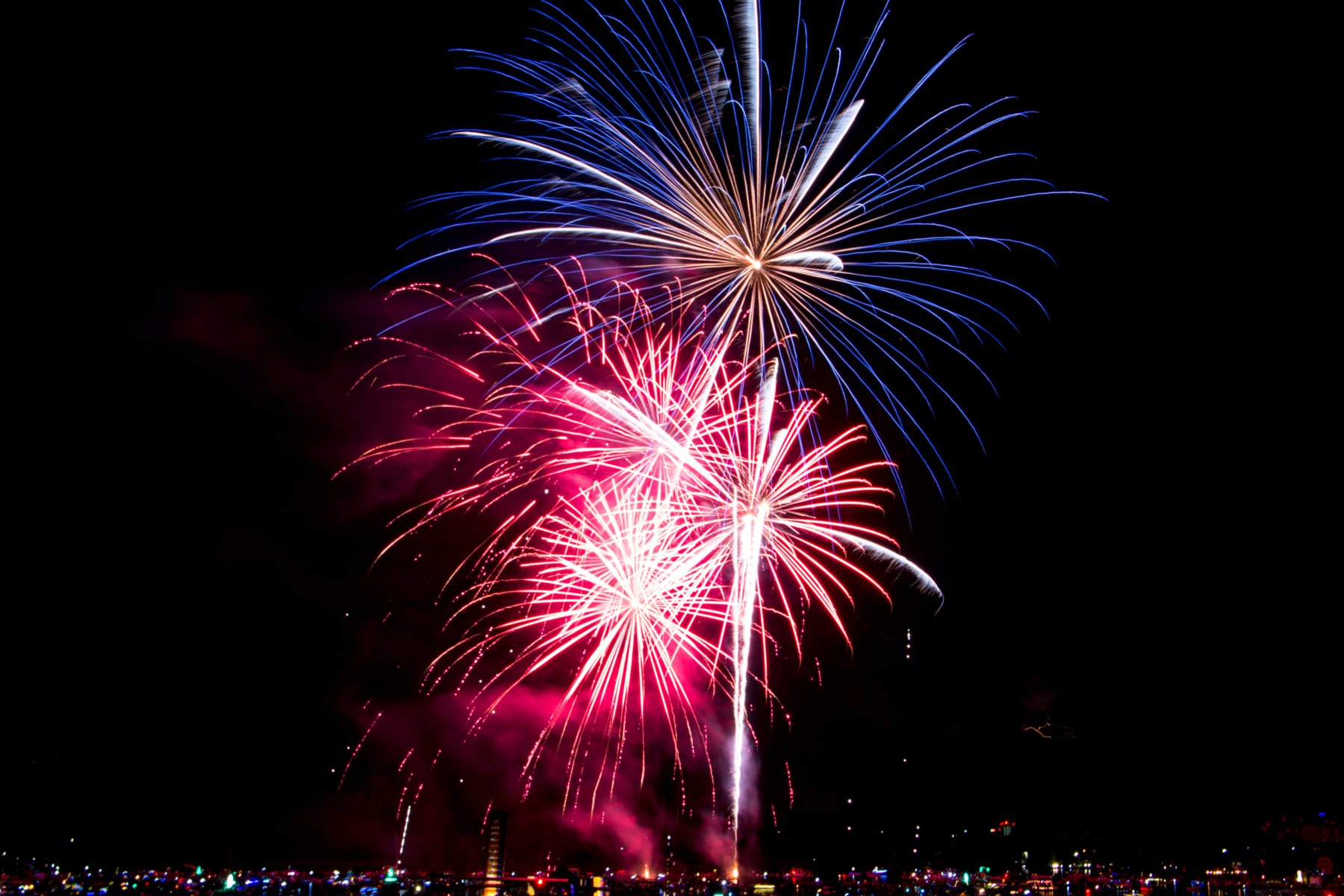 fireworks Fireworks during celebration.