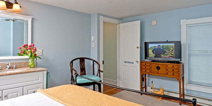 Farmhouse Bufflehead bedroom.