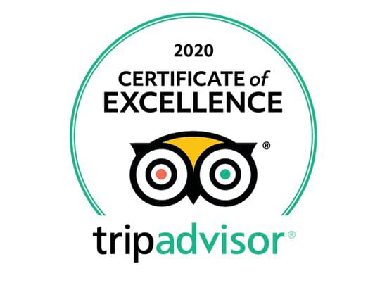 Tripadvisor 2020 Certificate of Excellence