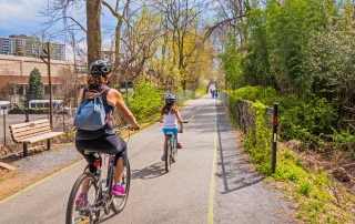 Photo of One of the Quietest Bike Paths in Maryland.